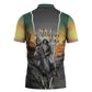 Nat Love Deadwood Dick Legendary Black Cowboy Zipper Polo Shirt Western Frontier Style With Native Southwest Pattern