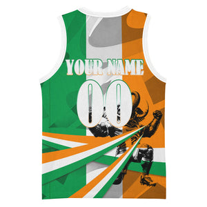 Personalized Ivory Coast Football Elephant Champion Basketball Jersey Cote d Ivoire Flag Colors Heritage