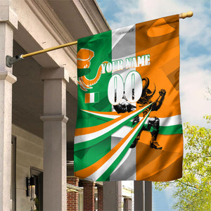 Personalized Ivory Coast Football Elephant Champion Garden Flag Cote d Ivoire Flag Colors Heritage
