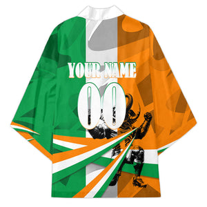 Personalized Ivory Coast Football Elephant Champion Kimono Cote d Ivoire Flag Colors Heritage