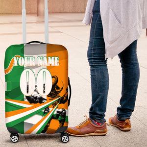 Personalized Ivory Coast Football Elephant Champion Luggage Cover Cote d Ivoire Flag Colors Heritage