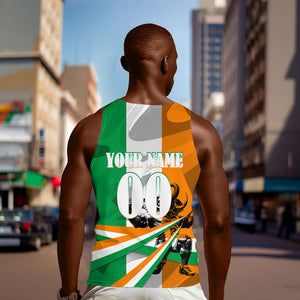 Personalized Ivory Coast Football Elephant Champion Men Tank Top Cote d Ivoire Flag Colors Heritage