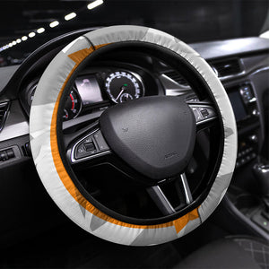 Ivory Coast Football Elephant Champion Steering Wheel Cover Cote d Ivoire Flag Colors Heritage