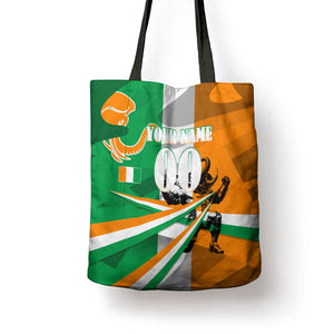 Personalized Ivory Coast Football Elephant Champion Tote Bag Cote d Ivoire Flag Colors Heritage