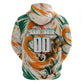 Personalized Ivory Coast Football Hoodie Les Elephants Swirl Pattern Heritage Mascot Art