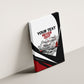 Personalized Tuskegee Airmen Canvas Wall Art Red Tails P-51 Mustang WWII Aviation Never Quit