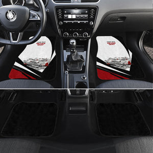 Personalized Tuskegee Airmen Car Mats Red Tails P-51 Mustang WWII Aviation Never Quit