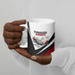 Personalized Tuskegee Airmen Ceramic Mug Red Tails P-51 Mustang WWII Aviation Never Quit