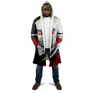 Personalized Tuskegee Airmen Cloak Red Tails P-51 Mustang WWII Aviation Never Quit