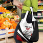 Personalized Tuskegee Airmen Grocery Bag Red Tails P-51 Mustang WWII Aviation Never Quit