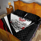 Personalized Tuskegee Airmen Quilt Bed Set Red Tails P-51 Mustang WWII Aviation Never Quit
