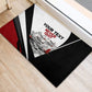 Personalized Tuskegee Airmen Rubber Doormat Red Tails P-51 Mustang WWII Aviation Never Quit