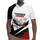 Personalized Tuskegee Airmen Rugby Jersey Red Tails P-51 Mustang WWII Aviation Never Quit