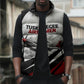 Personalized Tuskegee Airmen Sleeveless Puffer Jacket Red Tails P-51 Mustang WWII Aviation Never Quit