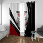 Personalized Tuskegee Airmen Window Curtain Red Tails P-51 Mustang WWII Aviation Never Quit