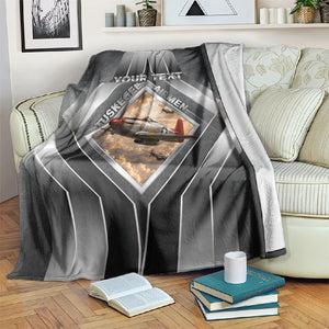 Personalized Tuskegee Airmen Blanket Vintage WWII Aviation History Graphic Art