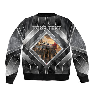 Personalized Tuskegee Airmen Bomber Jacket Vintage WWII Aviation History Graphic Art