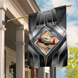 Personalized Tuskegee Airmen Garden Flag Vintage WWII Aviation History Graphic Art