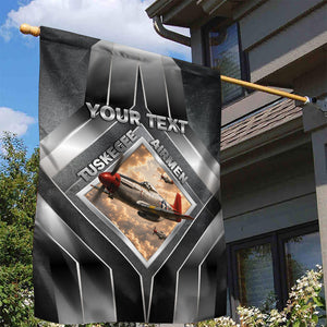 Personalized Tuskegee Airmen Garden Flag Vintage WWII Aviation History Graphic Art