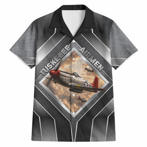 Personalized Tuskegee Airmen Hawaiian Shirt Vintage WWII Aviation History Graphic Art