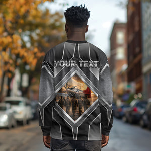 Personalized Tuskegee Airmen Long Sleeve Shirt Vintage WWII Aviation History Graphic Art