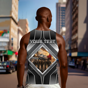 Personalized Tuskegee Airmen Men Tank Top Vintage WWII Aviation History Graphic Art