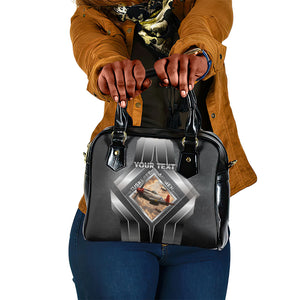 Personalized Tuskegee Airmen Shoulder Handbag Vintage WWII Aviation History Graphic Art