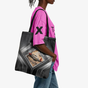 Personalized Tuskegee Airmen Tote Bag Vintage WWII Aviation History Graphic Art