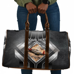 Personalized Tuskegee Airmen Travel Bag Vintage WWII Aviation History Graphic Art