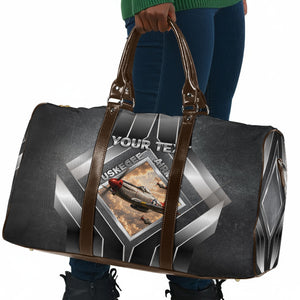 Personalized Tuskegee Airmen Travel Bag Vintage WWII Aviation History Graphic Art
