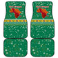 South Africa Christmas Car Mats Santa Reindeer and Africa Map - African Pride