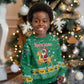 South Africa Christmas Kid Ugly Christmas Sweater Santa Reindeer and Africa Map - African Pride