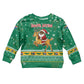 South Africa Christmas Kid Ugly Christmas Sweater Santa Reindeer and Africa Map - African Pride