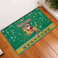 South Africa Christmas Rubber Doormat Santa Reindeer and Africa Map - African Pride