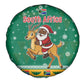 South Africa Christmas Spare Tire Cover Santa Reindeer and Africa Map - African Pride