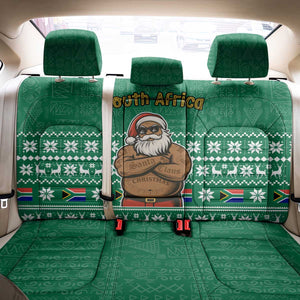 South Africa Christmas Back Car Seat Cover Christmas Santa Claus Tattoo - African Pride