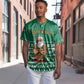 South Africa Christmas Baseball Jersey Christmas Santa Claus Tattoo - African Pride
