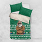 South Africa Christmas Bedding Set Christmas Santa Claus Tattoo - African Pride