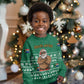 South Africa Christmas Kid Ugly Christmas Sweater Christmas Santa Claus Tattoo - African Pride
