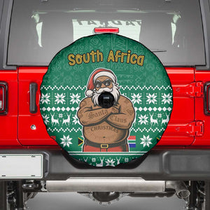 South Africa Christmas Spare Tire Cover Christmas Santa Claus Tattoo - African Pride