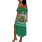 South Africa Christmas Summer Maxi Dress Christmas Santa Claus Tattoo - African Pride
