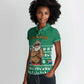 South Africa Christmas Women Polo Shirt Christmas Santa Claus Tattoo - African Pride