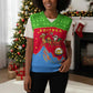Eritrea Christmas Knitted V-Neck Vest Santa Claus Camel Sleigh National Emblem - African Pride