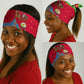 Eritrea Christmas Neck Gaiter Santa Claus Camel Sleigh National Emblem - African Pride