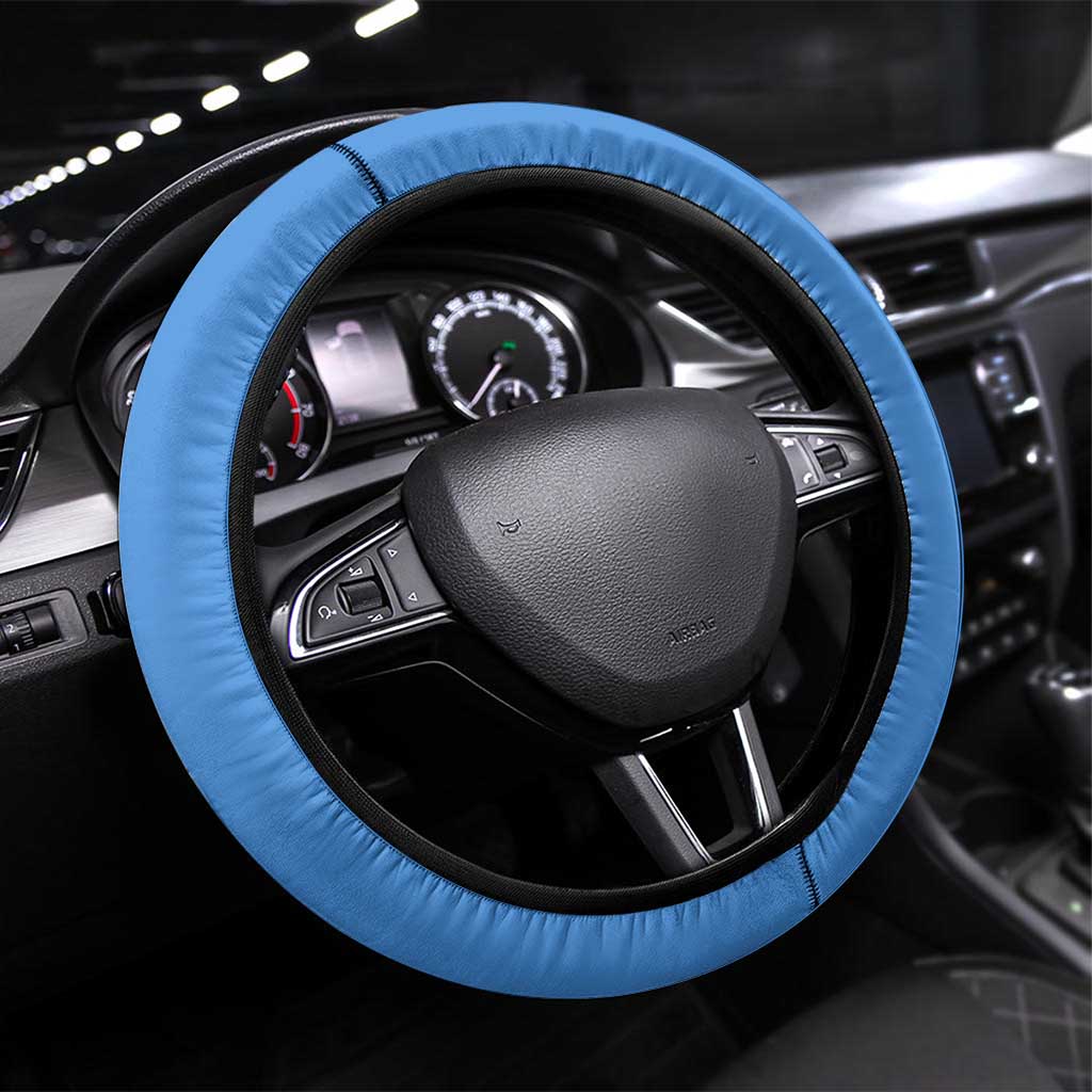 Eritrea Christmas Steering Wheel Cover Santa Claus Camel Sleigh National Emblem - African Pride