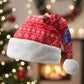 Tunisia Christmas Santa Hat Desert Camel Crescent Snowflake Pattern - African Pride