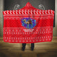 Tunisia Christmas Hooded Blanket Desert Camel Crescent Snowflake Pattern - African Pride