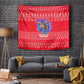 Tunisia Christmas Tapestry Desert Camel Crescent Snowflake Pattern - African Pride