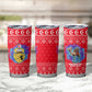 Tunisia Christmas Tumbler Cup Desert Camel Crescent Snowflake Pattern - African Pride