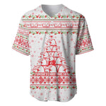 Tunisia Christmas Baseball Jersey Falcon Tree Snowflake and Festive Borders - African Pride
